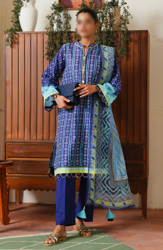 Zellbury Unstitched Cambric Collection 2024 - WUC24X30031