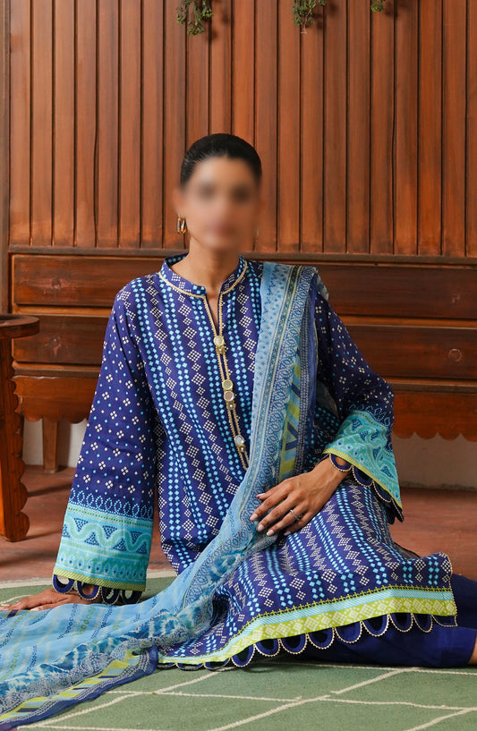 Zellbury Unstitched Cambric Collection 2024 - WUC24X30031