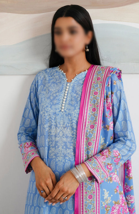 Zellbury Unstitched Cambric Collection 2024 - WUC24X30039