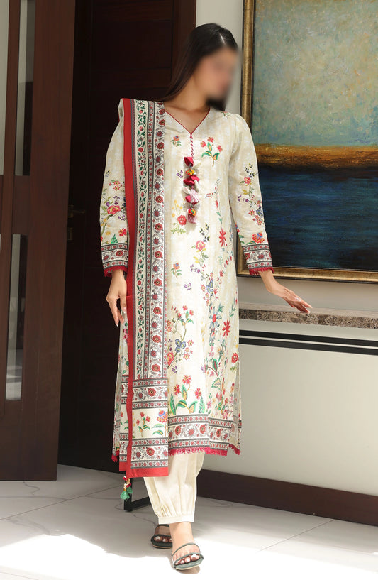 Zellbury Unstitched Cambric Collection 2024 - WUC24X30044