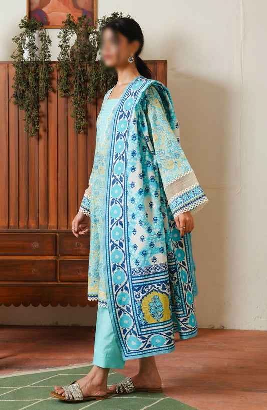 Zellbury Unstitched Cambric Collection 2024 - WUC24X30046