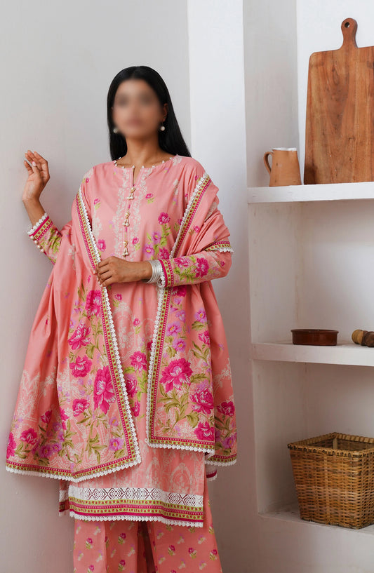 Zellbury Unstitched Cambric Collection 2024 - WUC24X30059