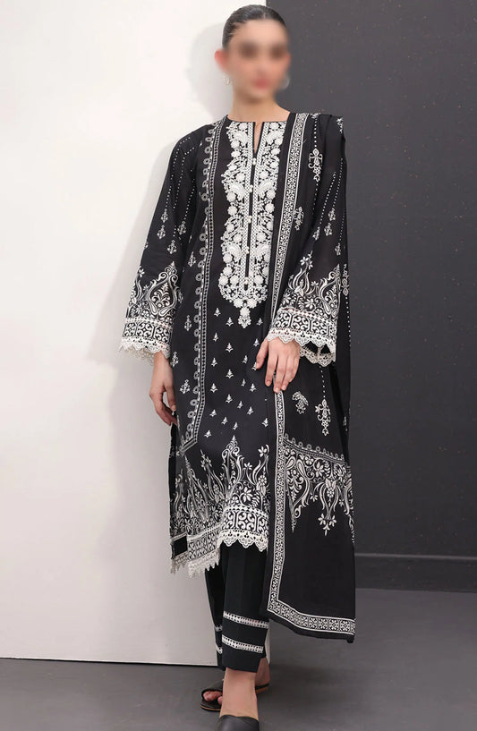 Zellbury Unstitched Monochrome Collection 2024 - WUS24E21496