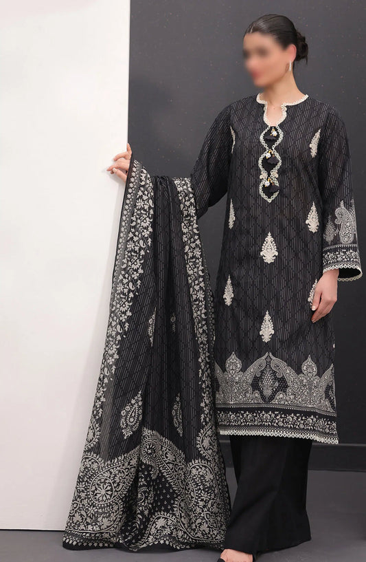 Zellbury Unstitched Monochrome Collection 2024 - WUS24E31537