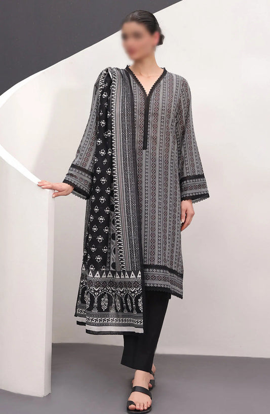 Zellbury Unstitched Monochrome Collection 2024 - WUS24X21487