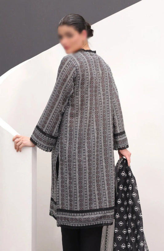 Zellbury Unstitched Monochrome Collection 2024 - WUS24X21487