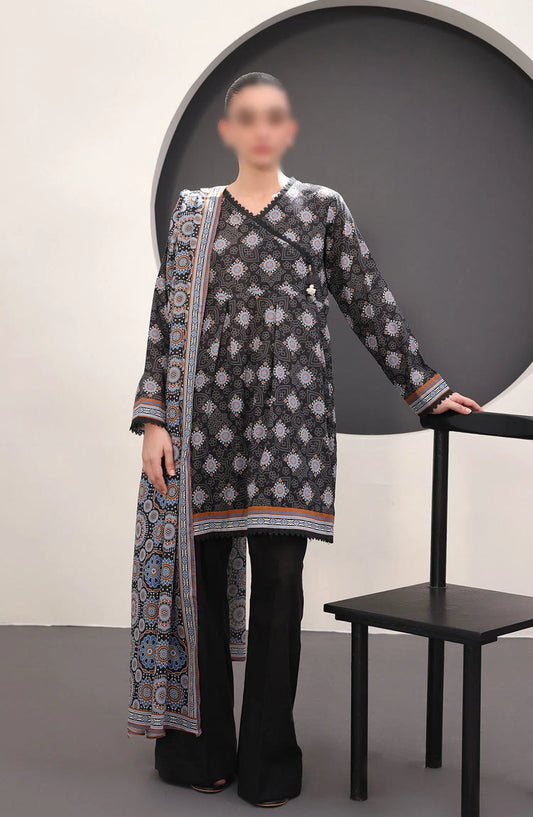 Zellbury Unstitched Monochrome Collection 2024 - WUS24X31508