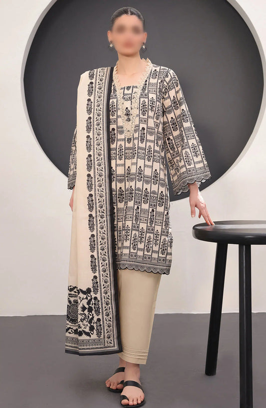 Zellbury Unstitched Monochrome Collection 2024 - WUS24X31511