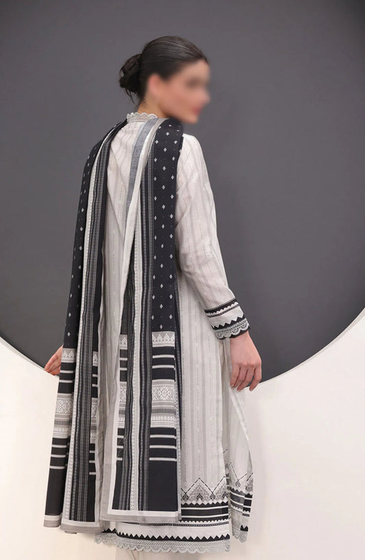Zellbury Unstitched Monochrome Collection 2024 - WUS24X31512