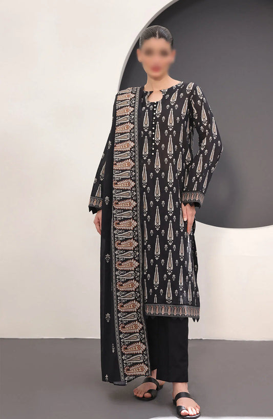 Zellbury Unstitched Monochrome Collection 2024 - WUS24X31517