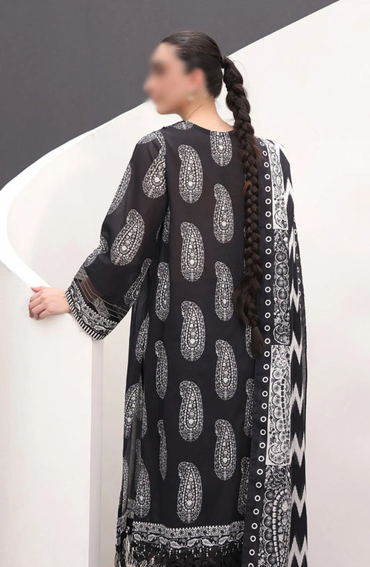 Zellbury Unstitched Monochrome Collection 2024 - WUS24X31525