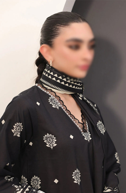 Zellbury Unstitched Monochrome Collection 2024 - WUS24X31534