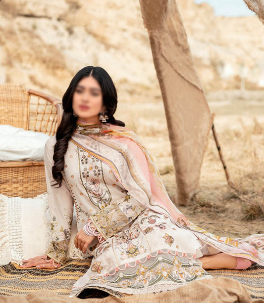 Y 606 Ramsha Riwayat Luxury Lawn Vol 06 2023