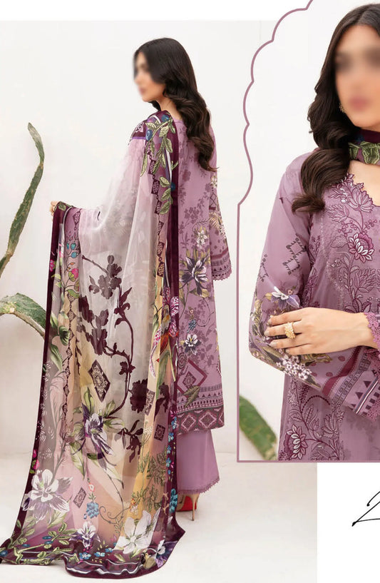Ramsha Mashal Luxury Lawn Collection Vol 11 - Z-1103