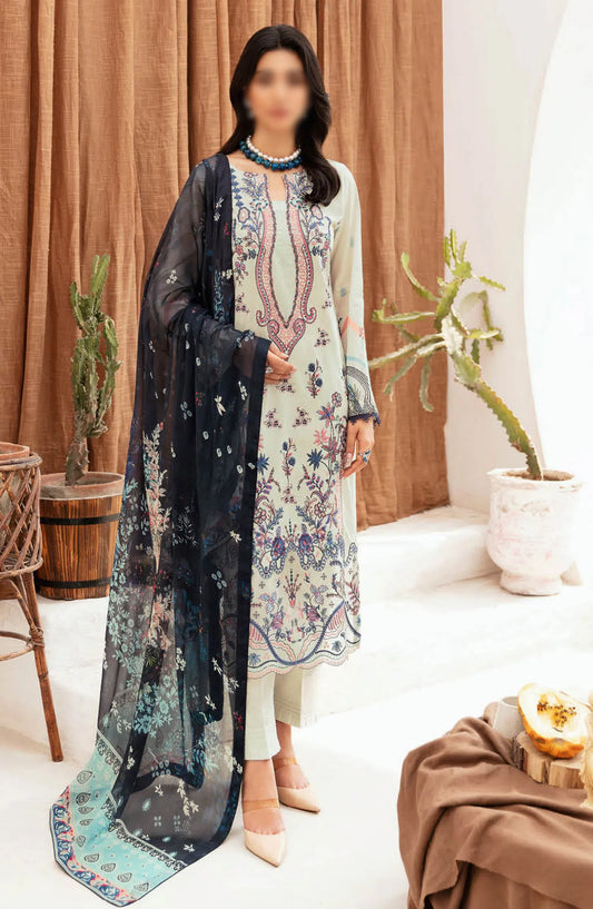 Ramsha Mashal Luxury Lawn Collection Vol 11 - Z-1107