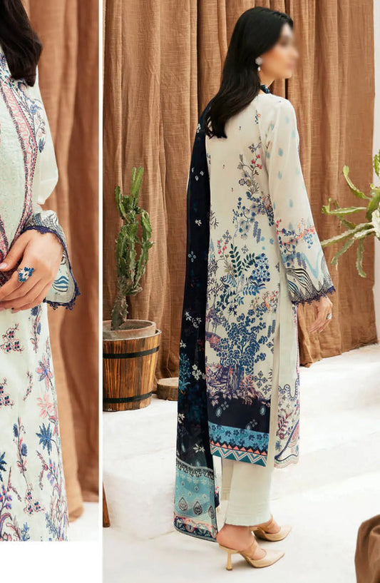 Ramsha Mashal Luxury Lawn Collection Vol 11 - Z-1107