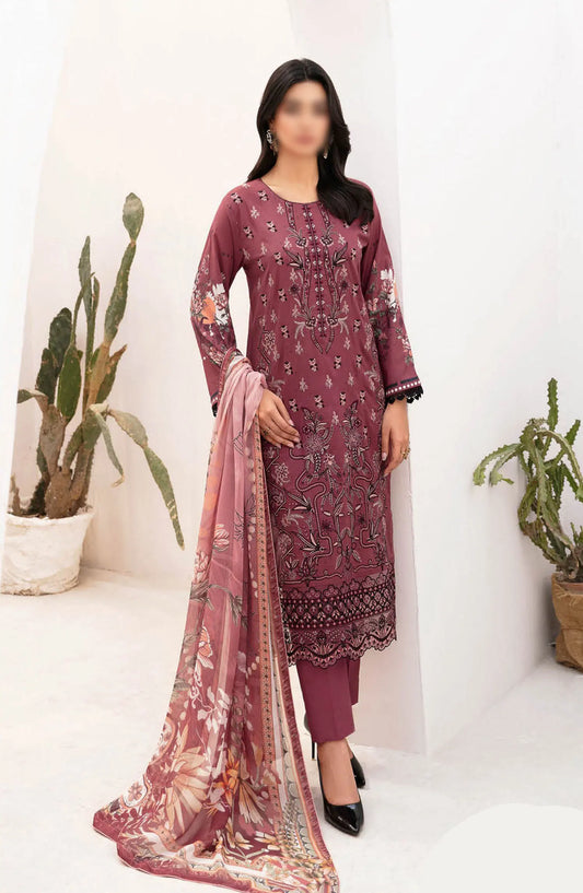 Ramsha Mashal Luxury Lawn Collection Vol 11 - Z-1108