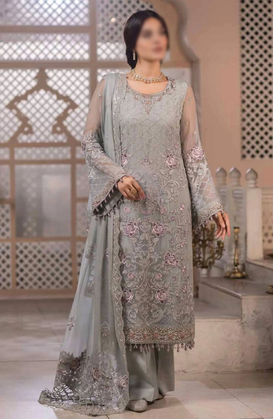 Zarsha By Flossie Luxury Chiffon Vol 03 2024 - Z 301 Heavenly Hues
