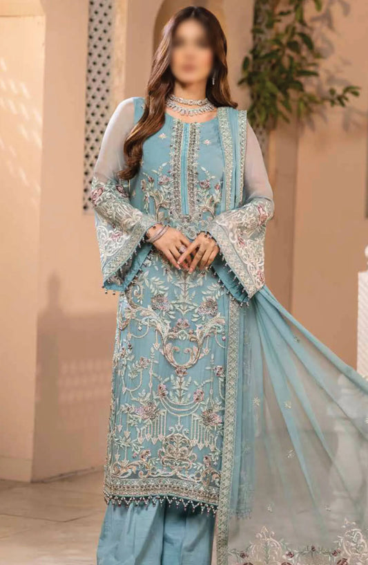 Zarsha By Flossie Luxury Chiffon Vol 03 2024 - Z 306 Mystic Meadow