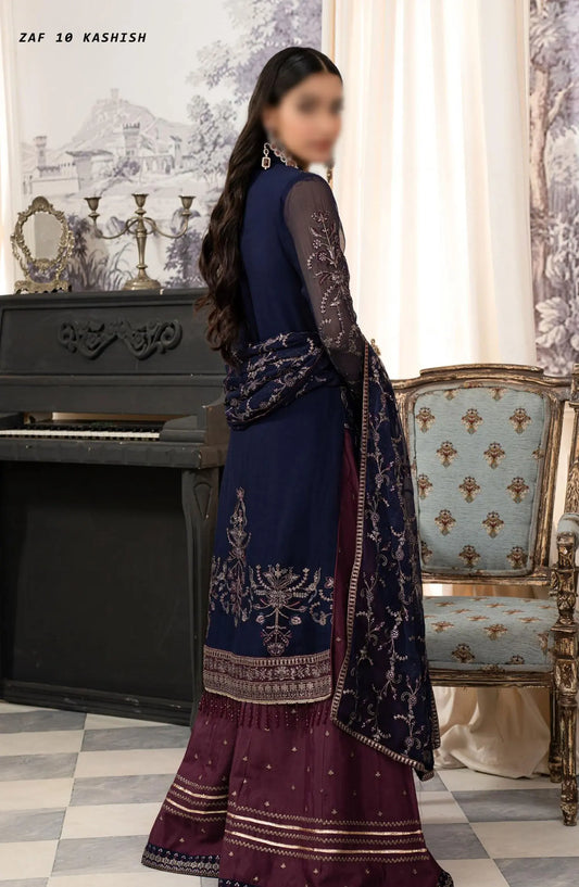 Zarif Afsanah Formal Edit Collection 2024 - ZAF 10 KASHISH