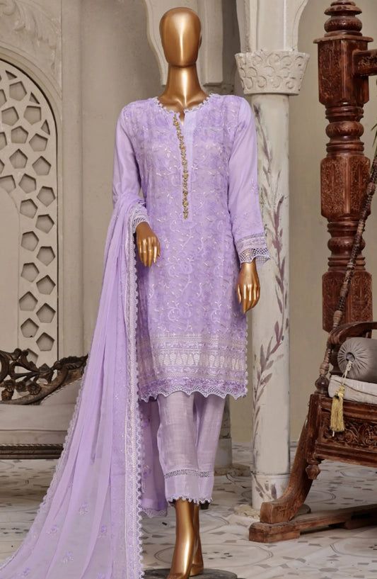 Zeenat Chiffon Formal 3-pc Stiched Collection 2024 - ZCSC 01