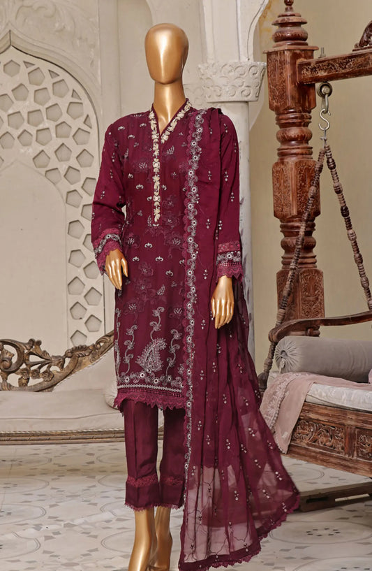 Zeenat Chiffon Formal 3-pc Stiched Collection 2024 - ZCSC 03