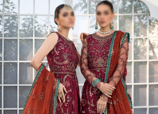 DeLuxury Unstitched Formal Edit by Zarif ZDL 01 ROUCHE