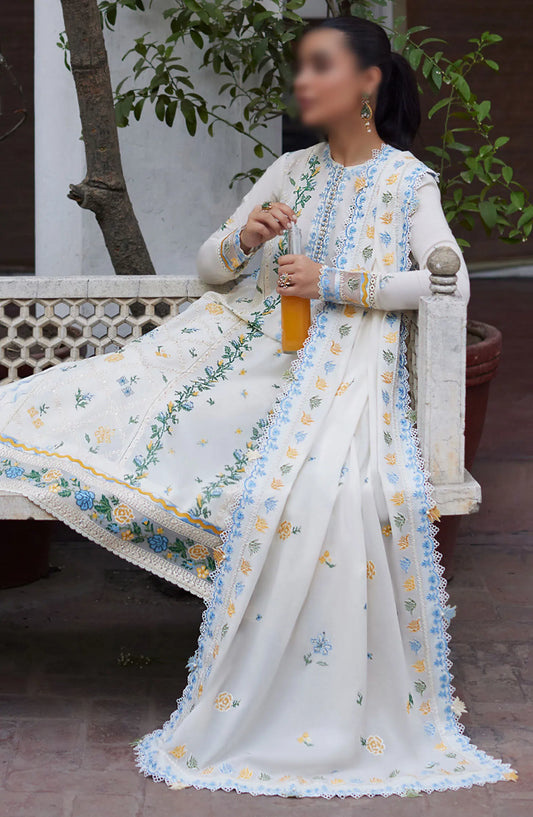 Zaha Festive Unstitched Collection 2024 - ZF24-08 LEYA