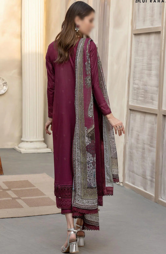 ZARIF FESTIVE LAWN EMBROIDERED & PRINTED EDIT - ZFL 01 RAHAA