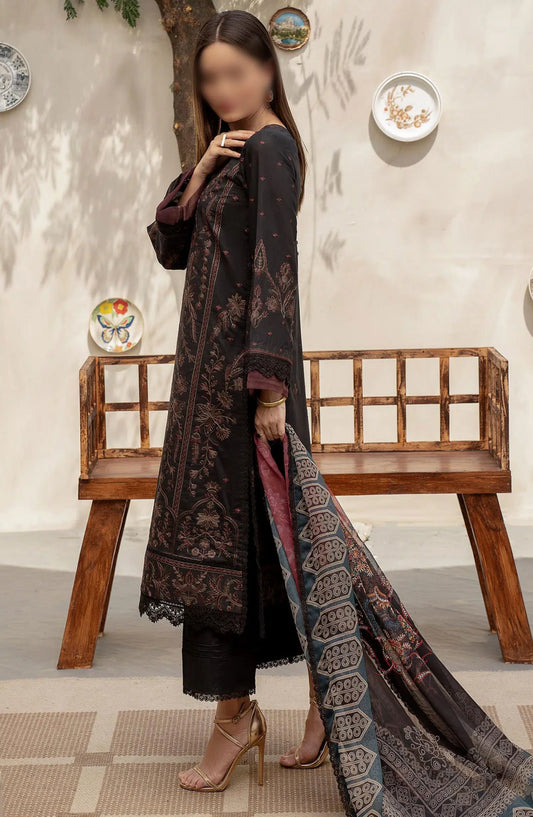 ZARIF FESTIVE LAWN EMBROIDERED & PRINTED EDIT - ZFL 03 JEMIMA