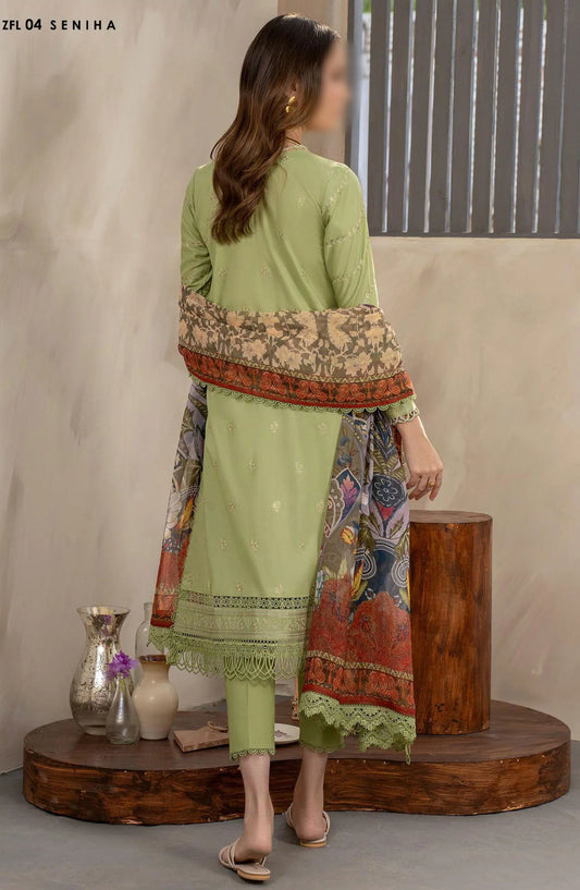 ZARIF FESTIVE LAWN EMBROIDERED & PRINTED EDIT - ZFL 04 SENIHA