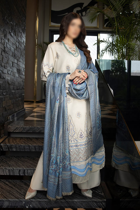 Zimal Embroidered Wool Collection 2023 - ZH 02