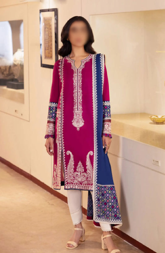Zaha Unstitched Lawn Collection 2024 - ZL24-06B FERYA
