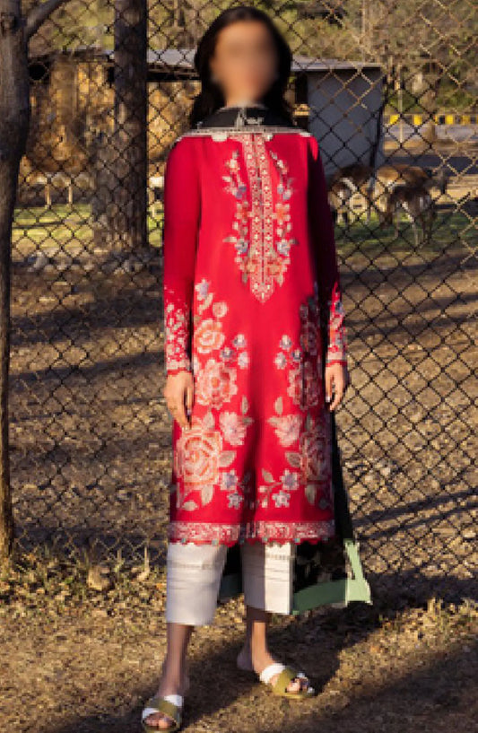 Zaha Unstitched Lawn Collection 2024 - ZL24-14A GIZEM
