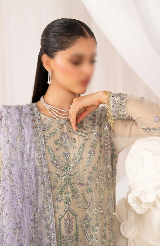 Maheer Festive Unstitched Formals by Zarif - ZMU 08 AFSANAH
