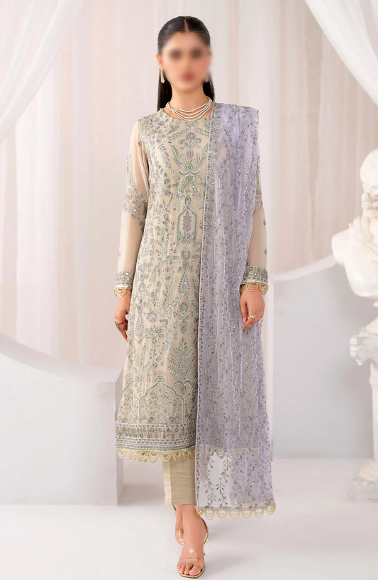 Maheer Festive Unstitched Formals by Zarif - ZMU 08 AFSANAH