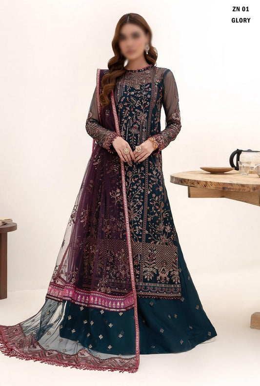 ZN 01 GLORY Nazneen Luxury Formals by Zarif Collection 2023