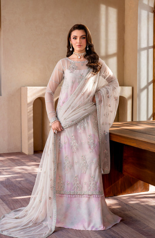 Iris Printed and Embroidered Edit By Zarif- ZRI 01 ORCHID