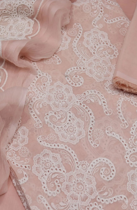 Zohreh Vol 2 Unstitched Luxury Embroidered Swiss Collection 2024 - ZULES V2 02