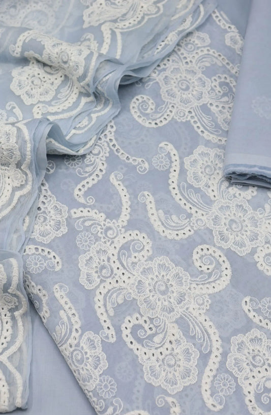 Zohreh Vol 2 Unstitched Luxury Embroidered Swiss Collection 2024 - ZULES V2 04