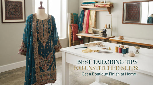 Best Tailoring Tips for Unstitched Suits: Get a Boutique Finish at Home