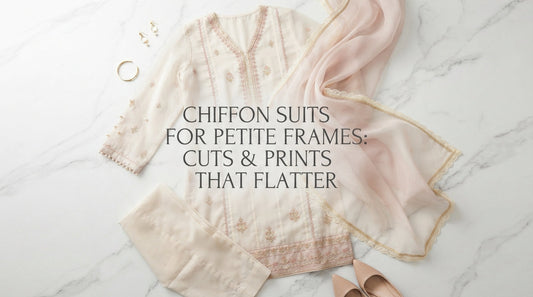 Chiffon Suits for Petite Frames: Cuts & Prints That Flatter