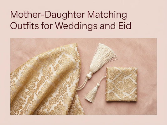 Mother-Daughter Matching Outfits for Weddings and Eid