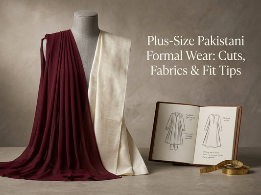 Plus-Size Pakistani Formal Wear: Cuts, Fabrics & Fit Tips