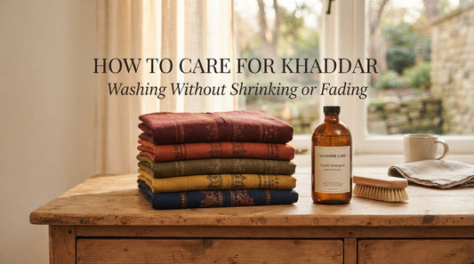 How to Care for Khaddar: Washing Without Shrinking or Fading