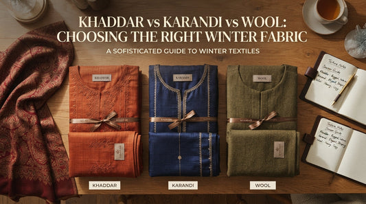 Khaddar vs Karandi vs Wool: Choosing the Right Winter Fabric