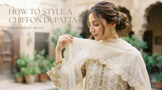 How to Style a Chiffon Dupatta 5 Different Ways