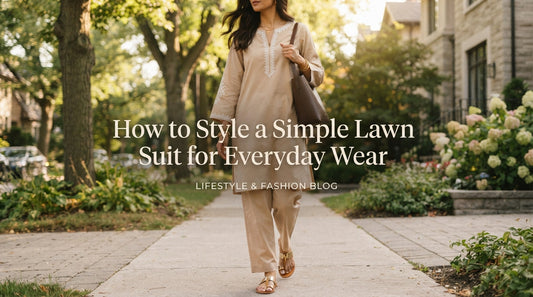 How to Style a Simple Lawn Suit for Everyday Wear