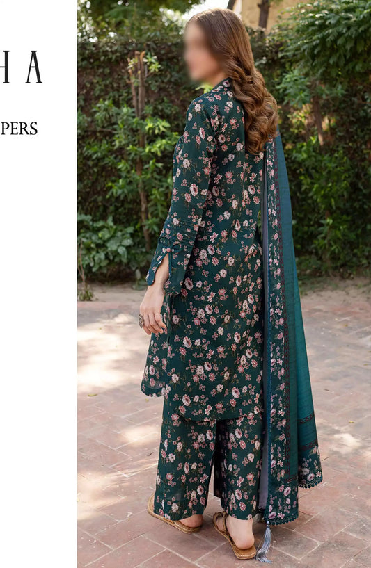 Farasha The Winter Whispers Unstitched Khaddar 2024 - 01 ARIS
