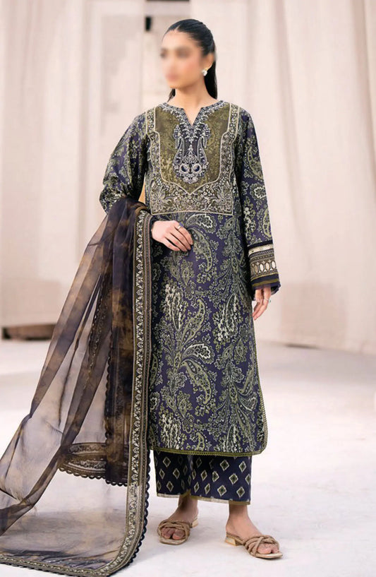 Xenia Formals Summer Soiree Unstitched Lawn Collection 2024 - D 02 CHAKIR